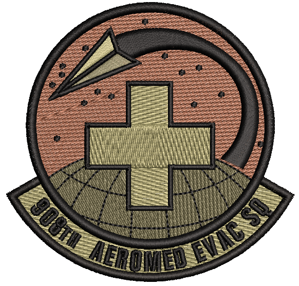 908th Aeromedical Evacuation Squadron - OCP (unofficial) - Reaper Patches