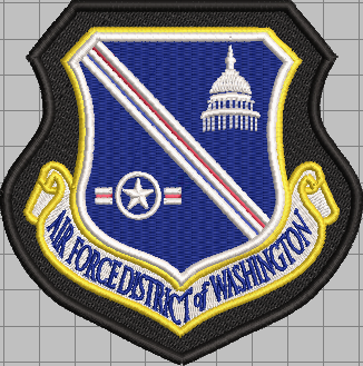 Air Force District of Washington - A2 Patch (leather jacket)