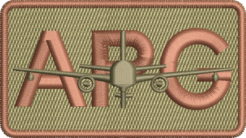 APG - Duty Identifier Patch with KC-46 in OLIVE DRAB