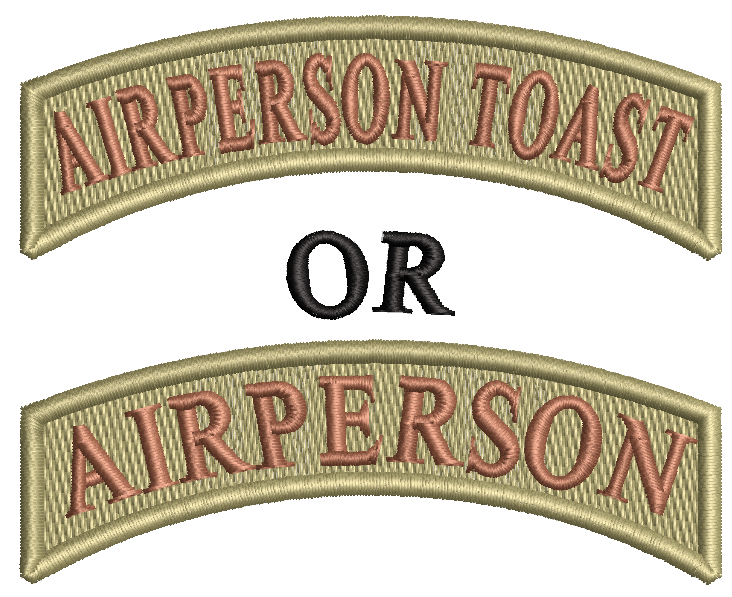 Air Force Rocker Tab AIRPERSON - Rocker Tabs