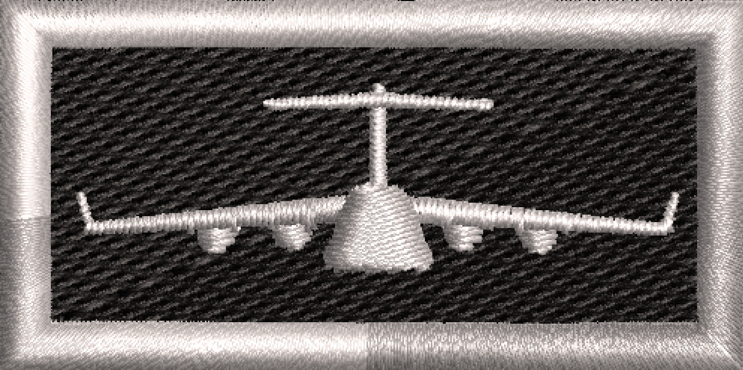 C-17 Silver and Black tab - Reaper Patches