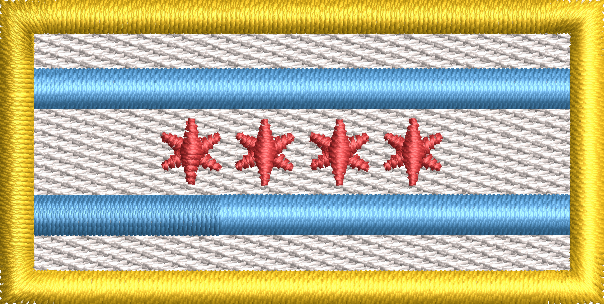 Chicago City Flag - Pen Tab