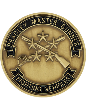 Bradley Master Gunner Coin - Second to none
