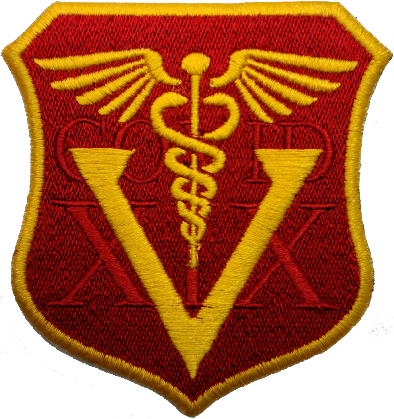 COVID 19 V Vaccinated Patch - Colored