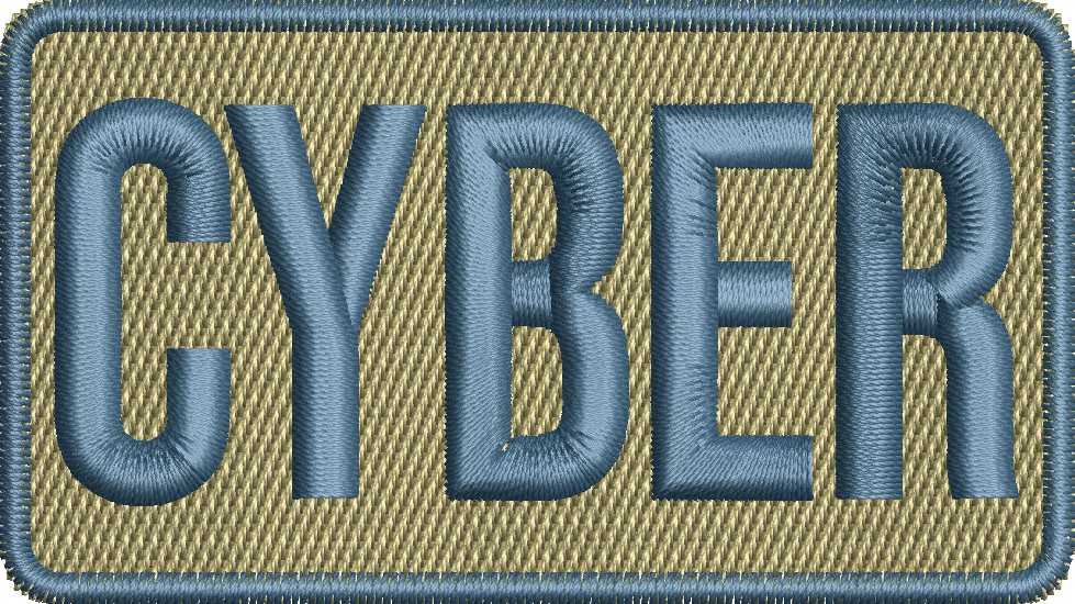 CYBER- Duty Identifier Patch - Space Force Blue