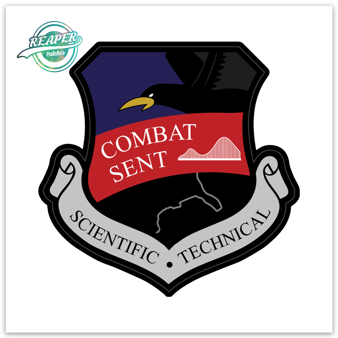 Combat Sent Raven- Zap - Reaper Patches