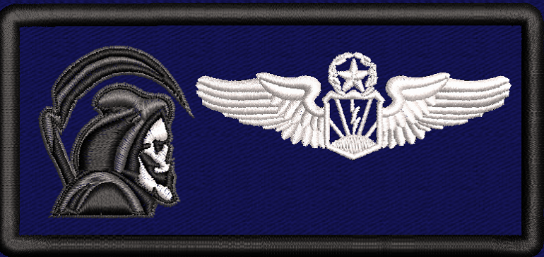 42d Attack Squadron RPA Pilot- Friday Name Tag - Reaper Patches