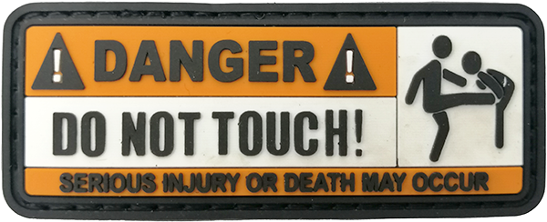 DANGER DO NOT TOUCH SERIOUS INJURY OR DEATH MAY OCCUR - PVC