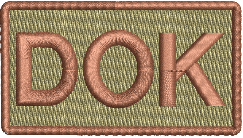 DOK- Duty Identifier Patch