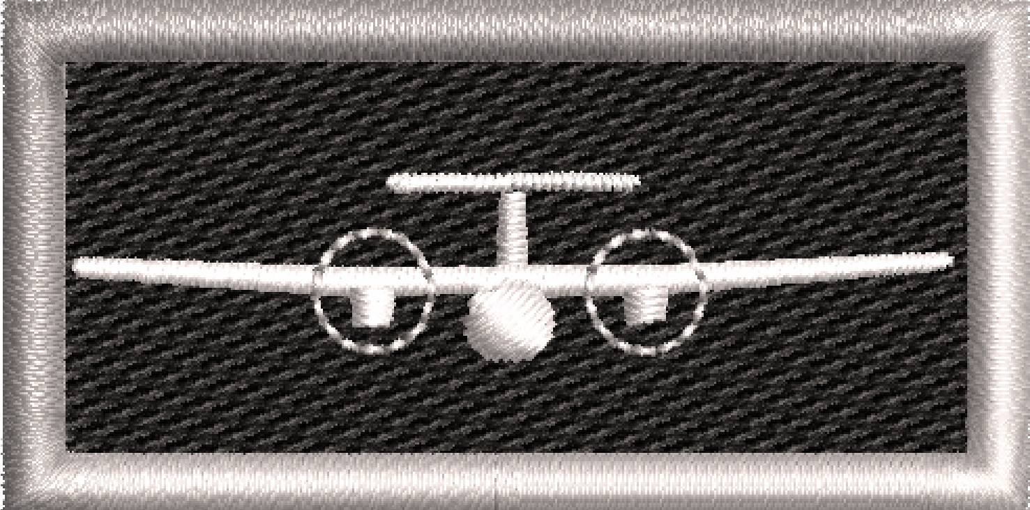 Dash-8 Silver and Black tab - Reaper Patches