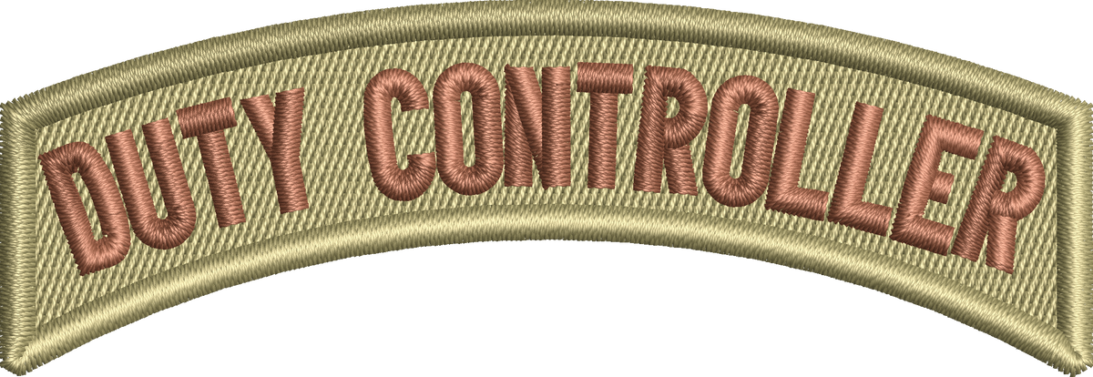 Air Force Rocker Tab DUTY CONTROLLER - Rocker Tab