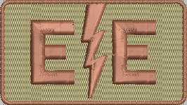 EE - Duty Identifier Patch with BIG Lightning Bolt