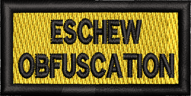 ESCHEW OBFUSCATION - Reaper Patches