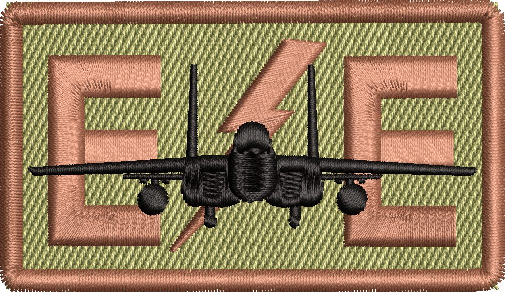 EE - Duty Identifier Patch with Lightning bolt and F-15C