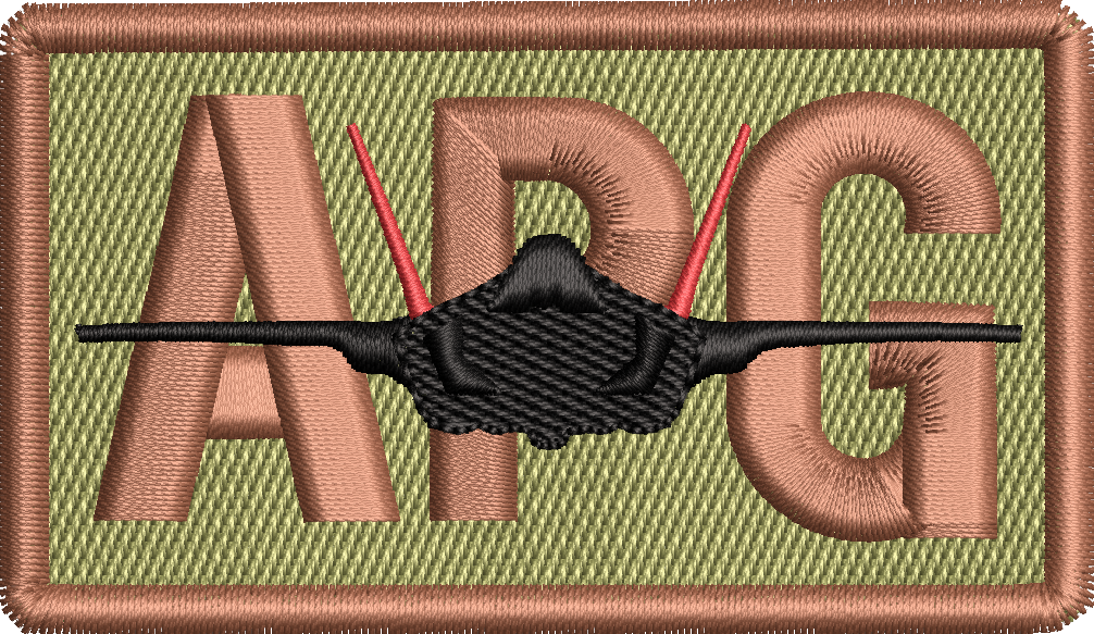 APG - Duty Identifier Patch with RED TAILS F-35