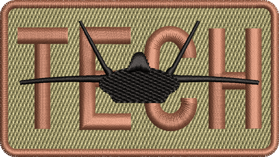 TECH - Duty Identifier Patch with F-22