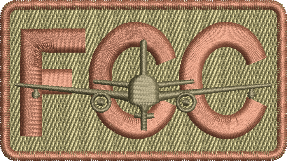 FCC - Duty Identifier Patch with KC-46 in OLIVE DRAB