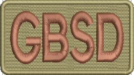 GBSD- Duty Identifier Patch (Bagby Boarder)