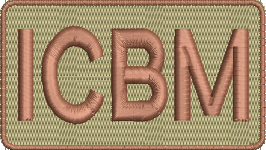 ICBM Duty Identifier Patch