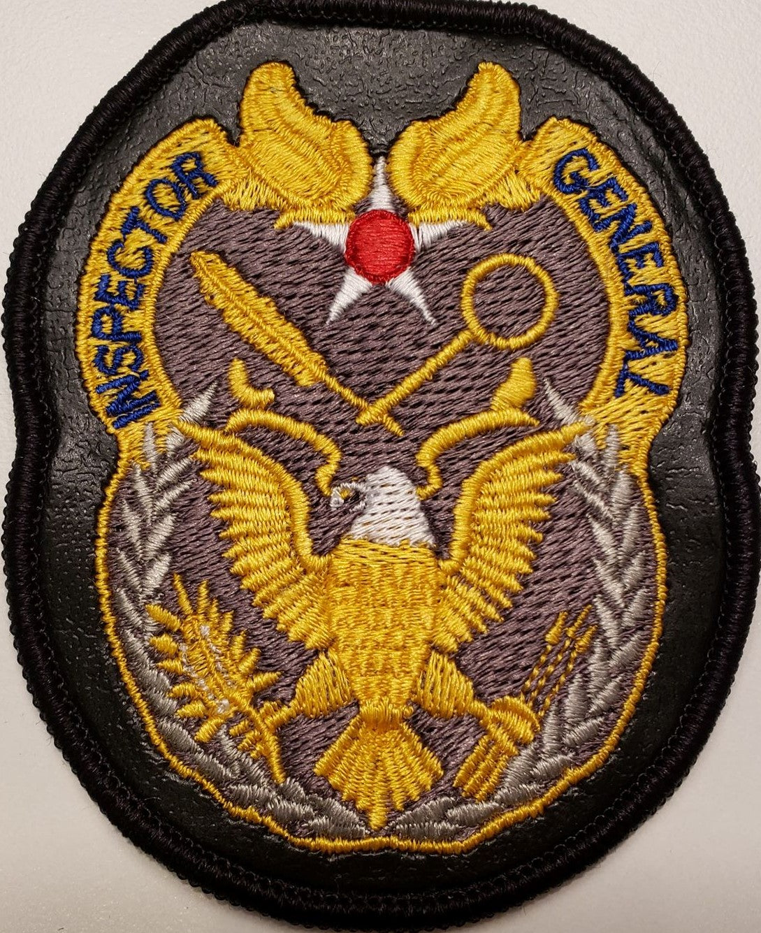 Inspector General Leather Patch - Reaper Patches