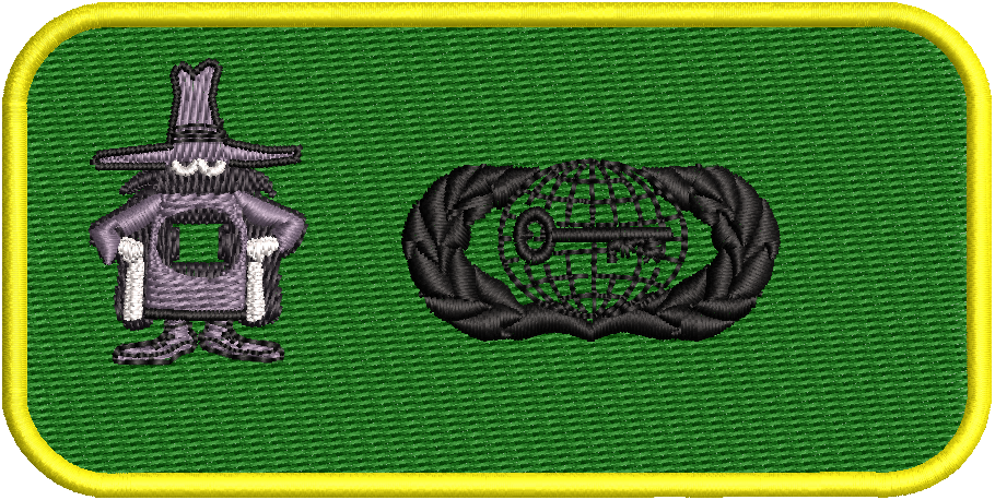 Enlisted Intel Friday Name Tags - 19th Weapons Squadron - Reaper Patches