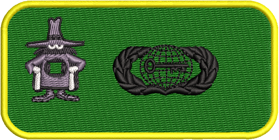 Officer Intel Friday Name Tags - 19th Weapons Squadron - Reaper Patches