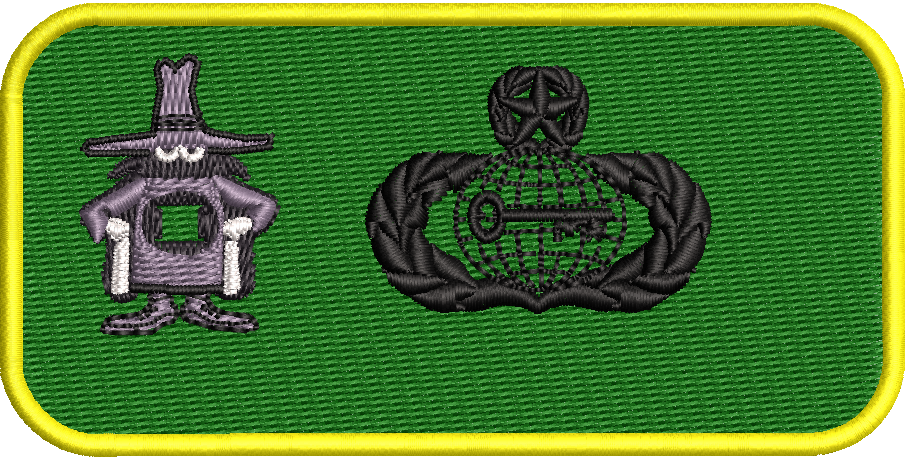 Enlisted Intel Friday Name Tags - 19th Weapons Squadron - Reaper Patches