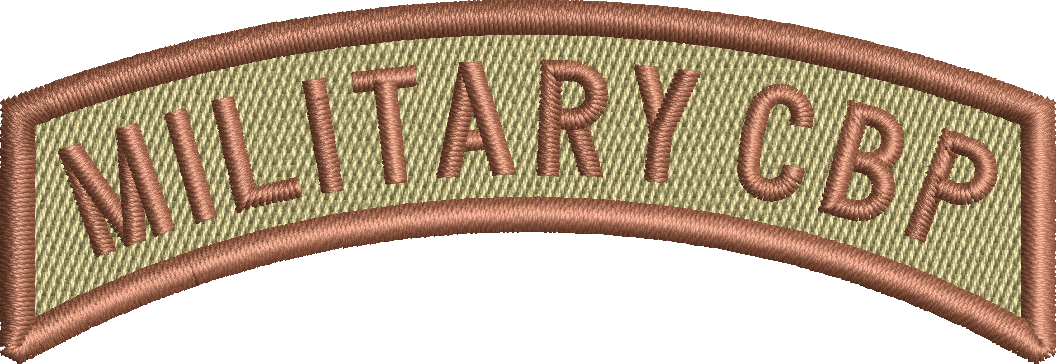Military CBP - Rocker Tab
