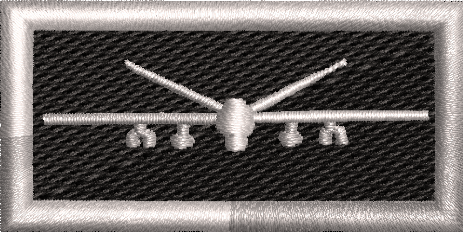 MQ-9 Black and Silver Tab - Reaper Patches