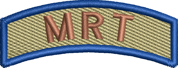 Air Force Rocker Tab MRT - ROCKER TAB (Space Blue Border)