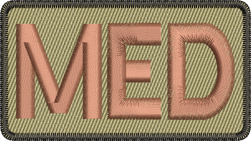 MED- Duty Identifier Patch (w/ Black border)