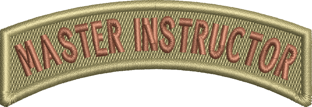 Instructor Rocker MASTER INSTRUCTOR - Rocker Tab