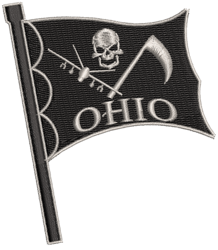 Ohio Pirate Flag - Reaper Patches