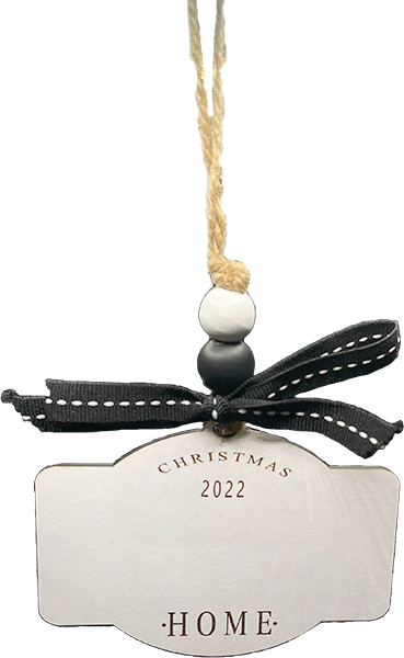 Custom Wooden Ornament 2022