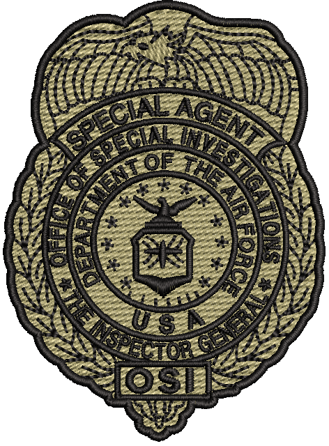 Office of Special Investigations (OSI) Badge Patch- OCP - Reaper Patches