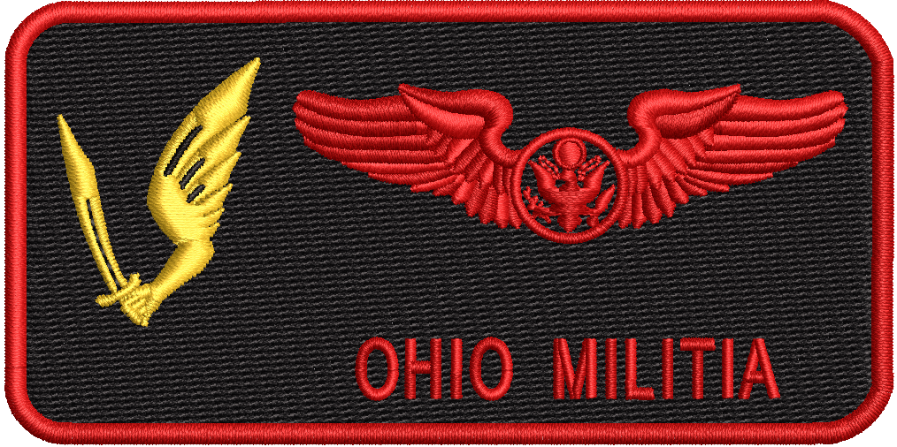 Enlisted Aircrew Wings (178 OSS) Ohio Militia - Reaper Patches