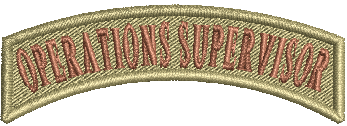 Operations Supervisor- Rocker Tab