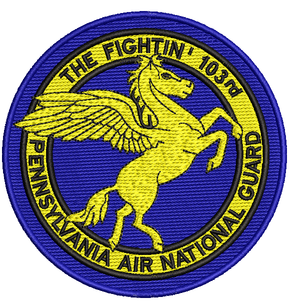 The Fightin' 103rd PA ANG - Reaper Patches