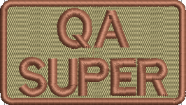 QA SUPER  - Duty Identifier Patch