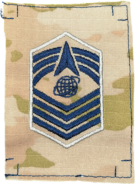 E-9 Chief Master Sergeant - U.S. SPACE FORCE OCP RANK -- SEW ON