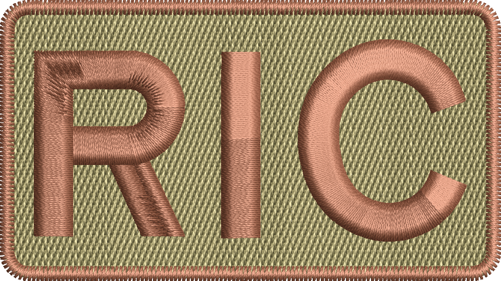 California Ric Patch RIC - Duty Identifier Patch