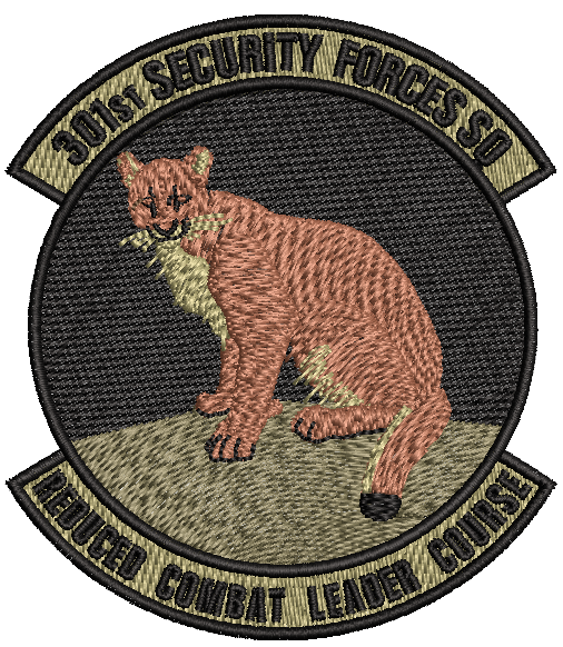 301st Security Forces Squadron - OCP (unofficial) Reduced Combat Leader Course - Reaper Patches