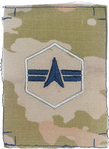 E-3 SPECIALIST- U.S. SPACE FORCE OCP RANK -- SEW ON