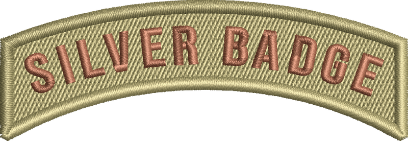 Silver Badge - Rocker Tab