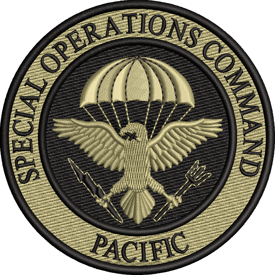 SPECIAL OPERATIONS COMMAND PACIFIC - OCP Black Background