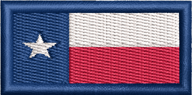 Texas Flag-Morale Tab - Reaper Patches