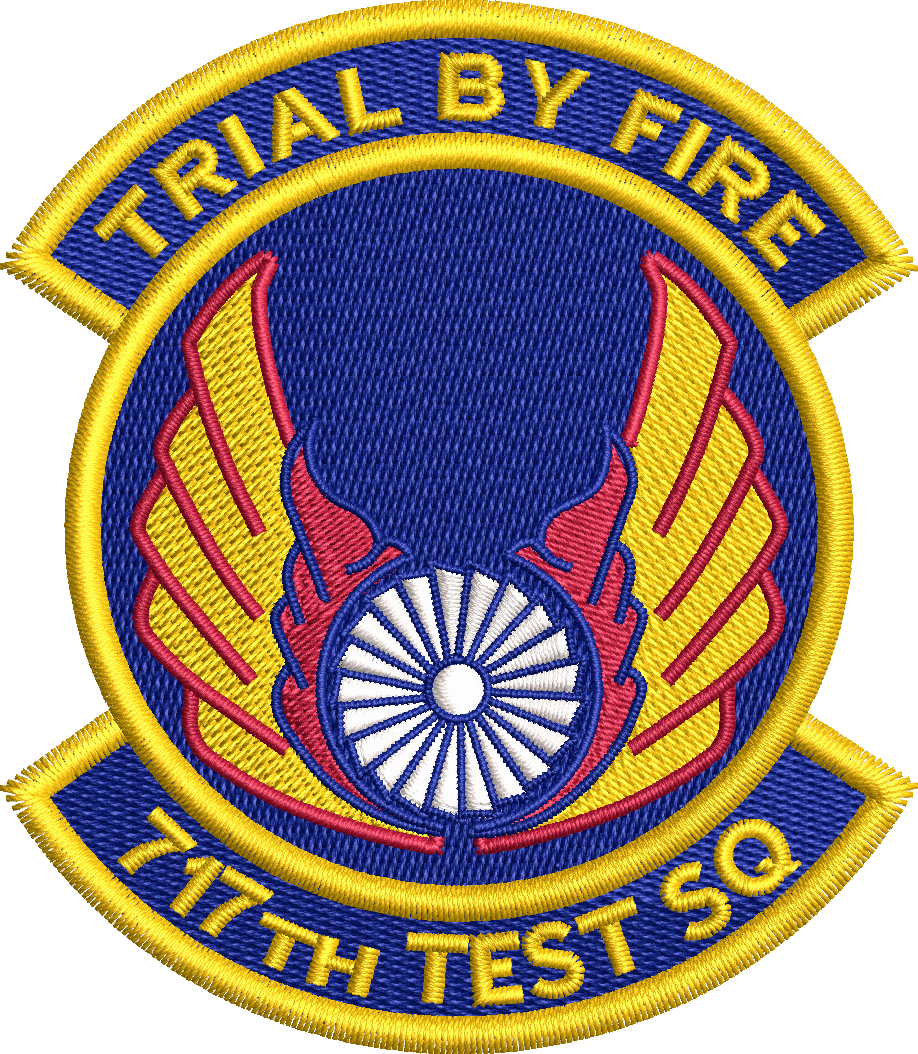 717th Test Squadron - Trial by Fire COLOR