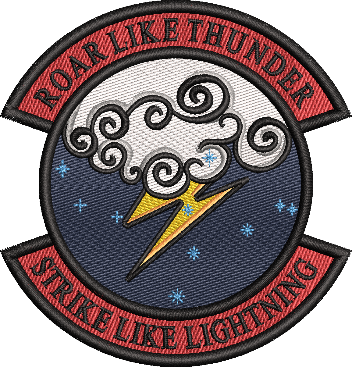 UCB AFROTC AAS Oscar Flight Insignia - 'Roar Like Thunder'
