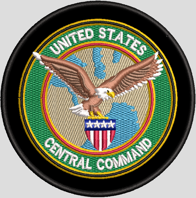 United States Central Command w/Leather backing