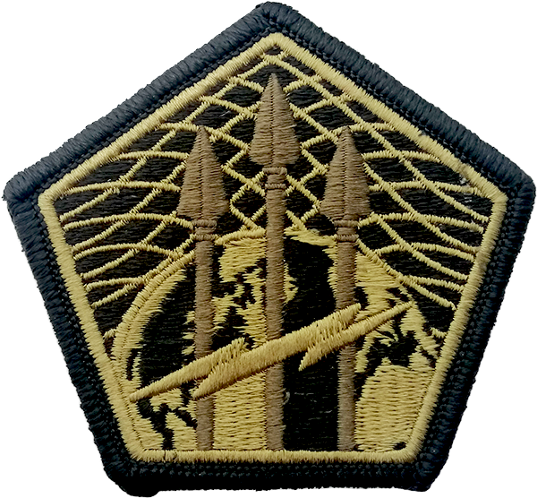 United States Army Cyber Command OCP Patch with Fastener